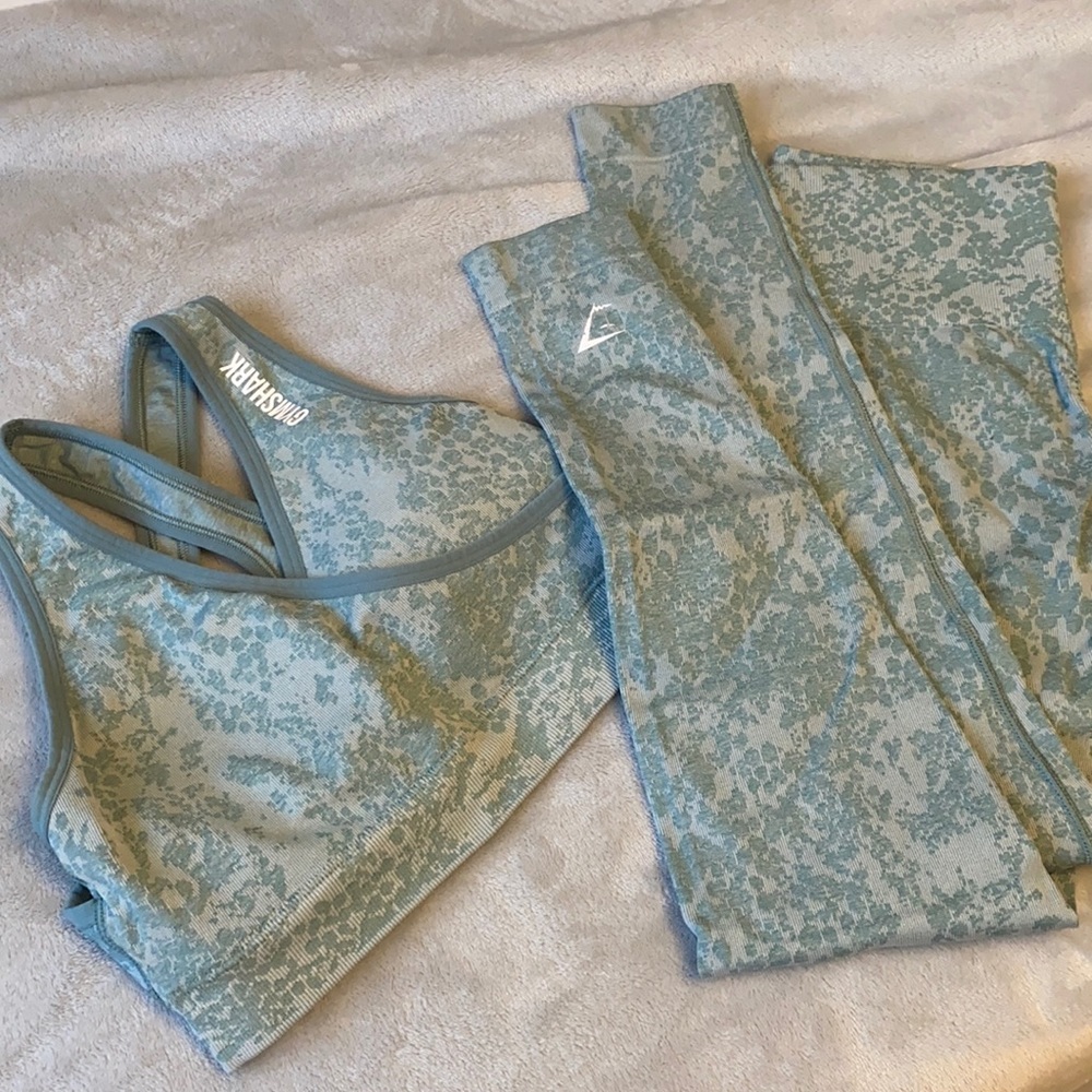 Gymshark Animal Seamless Set Light Green